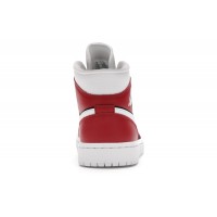 Женские Jordan 1 Mid Gym Red Black (W)