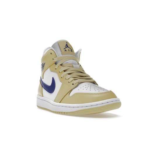 Кроссы Jordan 1 Mid Lemon Wash Lapis (W) - женская сетка размеров