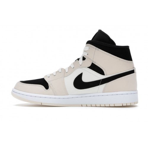 Кроссы Jordan 1 Mid Barely Orange (W) - женская сетка размеров