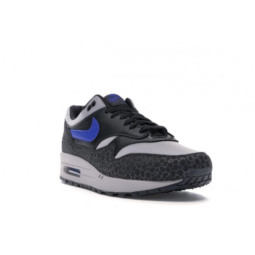 Кроссы Nike Air Max 1 Safari Reflective Black - мужская сетка размеров