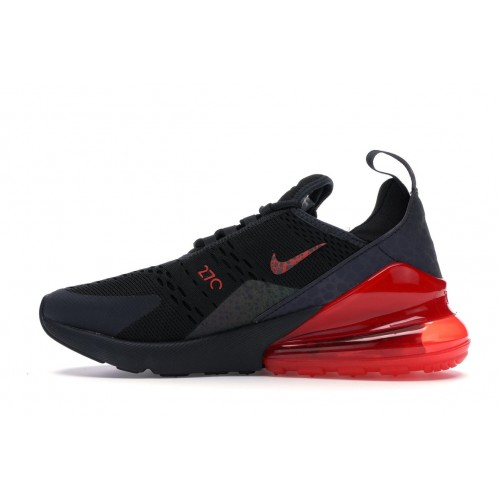 Кроссы Nike Air Max 270 Safari Off Noir Habanero Red - мужская сетка размеров