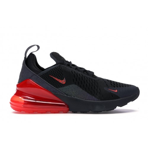 Кроссы Nike Air Max 270 Safari Off Noir Habanero Red - мужская сетка размеров