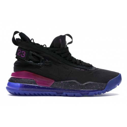 Кроссы Jordan Proto Max 720 Black Racer Blue Hyper Violet - мужская сетка размеров