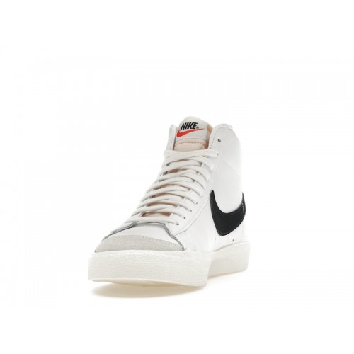 Кроссы Nike Blazer Mid 77 Vintage White Black - мужская сетка размеров