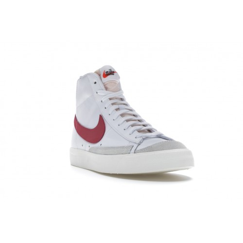 Кроссы Nike Blazer Mid 77 Brick Red - мужская сетка размеров
