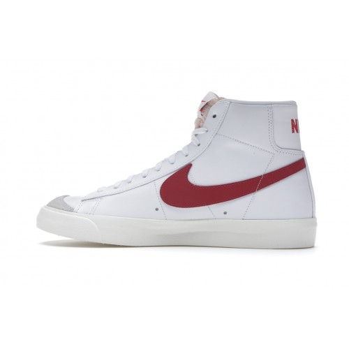 Кроссы Nike Blazer Mid 77 Brick Red - мужская сетка размеров