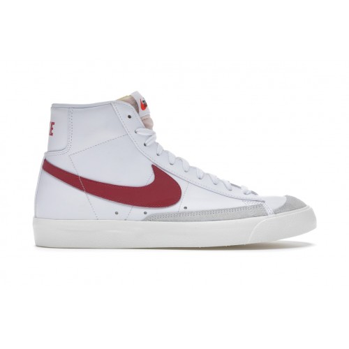 Кроссы Nike Blazer Mid 77 Brick Red - мужская сетка размеров