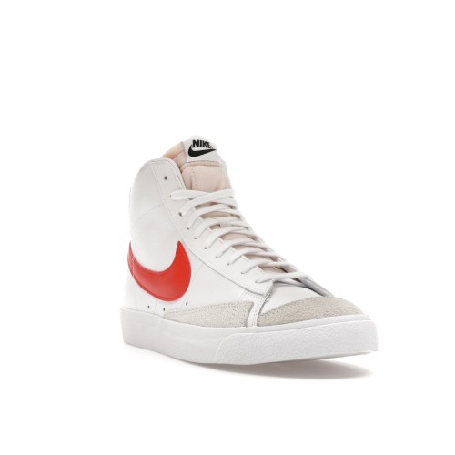 Кроссы Nike Blazer Mid 77 Vintage White Picante Red Coconut Milk - мужская сетка размеров