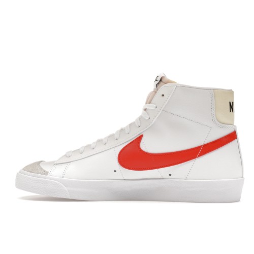 Кроссы Nike Blazer Mid 77 Vintage White Picante Red Coconut Milk - мужская сетка размеров