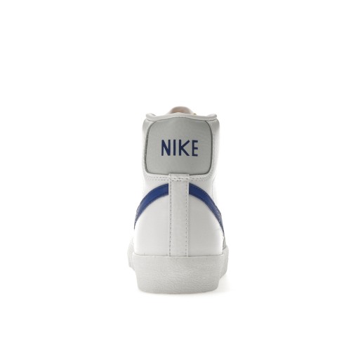 Кроссы Nike Blazer Mid 77 Vintage White Game Royal - мужская сетка размеров