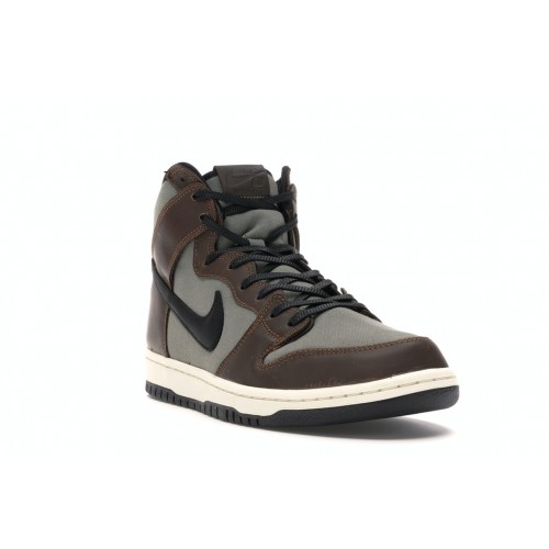 Кроссы Nike SB Dunk High Baroque Brown - мужская сетка размеров