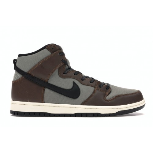 Кроссы Nike SB Dunk High Baroque Brown - мужская сетка размеров