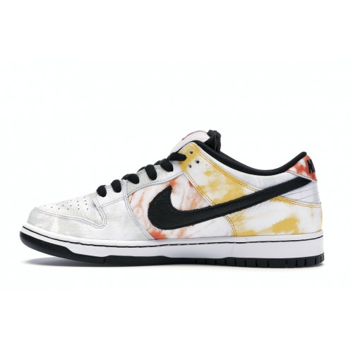 Кроссы Nike SB Dunk Low Raygun Tie-Dye White - мужская сетка размеров