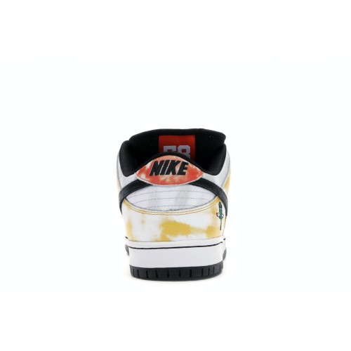 Кроссы Nike SB Dunk Low Raygun Tie-Dye White - мужская сетка размеров