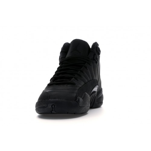 Кроссы Jordan 12 Retro Winter Black (GS) - подростковая сетка размеров
