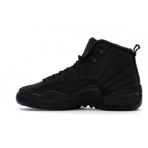Кроссы Jordan 12 Retro Winter Black (GS) - подростковая сетка размеров