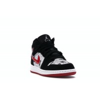Подростковые Jordan 1 Mid Newspaper Air Times (GS)
