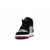 Подростковые Jordan 1 Mid Newspaper Air Times (GS)
