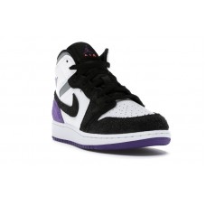 Подростковые Jordan 1 Mid SE Purple (GS)