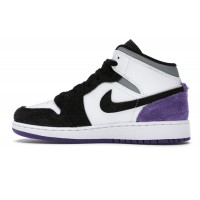 Подростковые Jordan 1 Mid SE Purple (GS)
