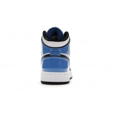 Подростковые Jordan 1 Mid Signal Blue (GS)