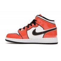 Подростковые Jordan 1 Mid Turf Orange (GS)