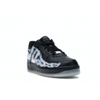 Кроссовки Nike Air Force 1 Low Black Skeleton Halloween (2019)