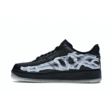 Кроссовки Nike Air Force 1 Low Black Skeleton Halloween (2019)