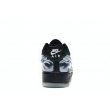 Кроссовки Nike Air Force 1 Low Black Skeleton Halloween (2019)