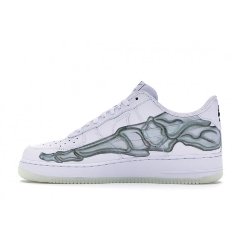 Кроссы Nike Air Force 1 Low Skeleton Halloween (2018) - мужская сетка размеров