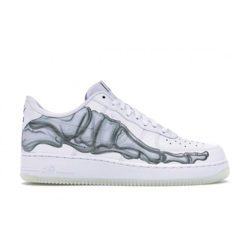 Кроссы Nike Air Force 1 Low Skeleton Halloween (2018) - мужская сетка размеров