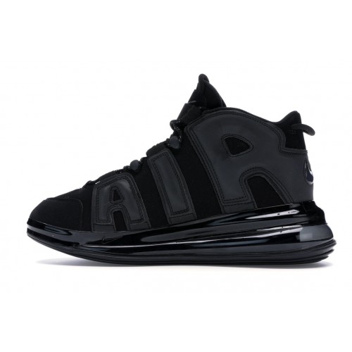 Кроссы Nike Air More Uptempo 720 Black - мужская сетка размеров