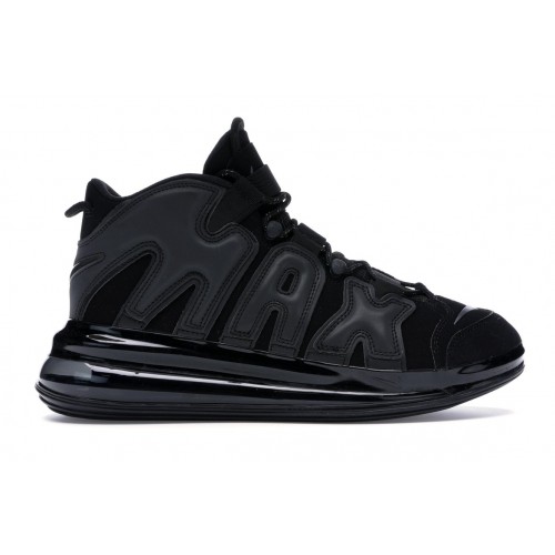 Кроссы Nike Air More Uptempo 720 Black - мужская сетка размеров