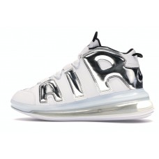 Кроссовки Nike Air More Uptempo 720 White Metallic Silver