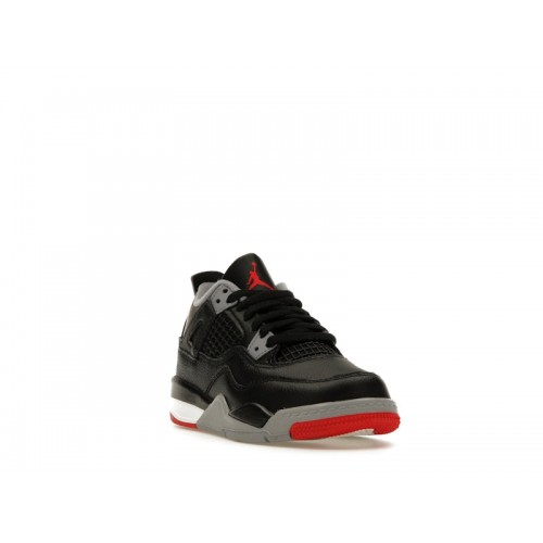 Кроссы Jordan 4 Retro Bred Reimagined (PS) - детская сетка размеров