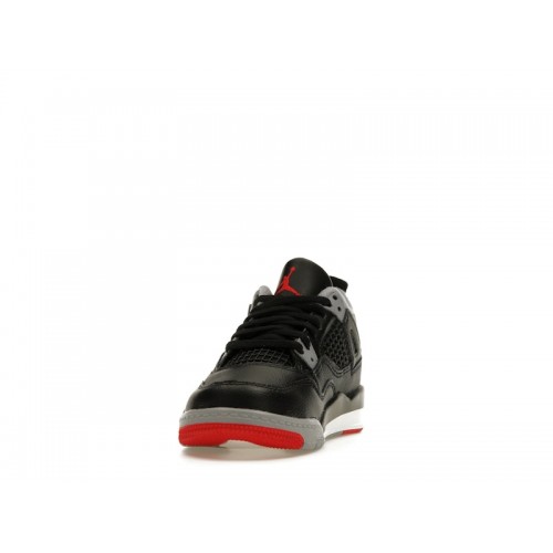 Кроссы Jordan 4 Retro Bred Reimagined (PS) - детская сетка размеров
