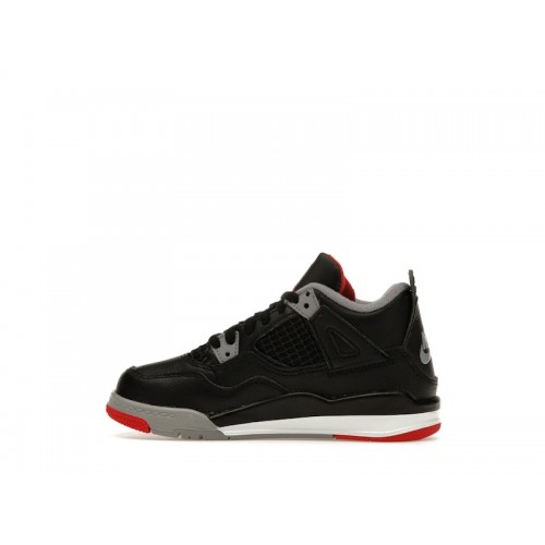 Кроссы Jordan 4 Retro Bred Reimagined (PS) - детская сетка размеров