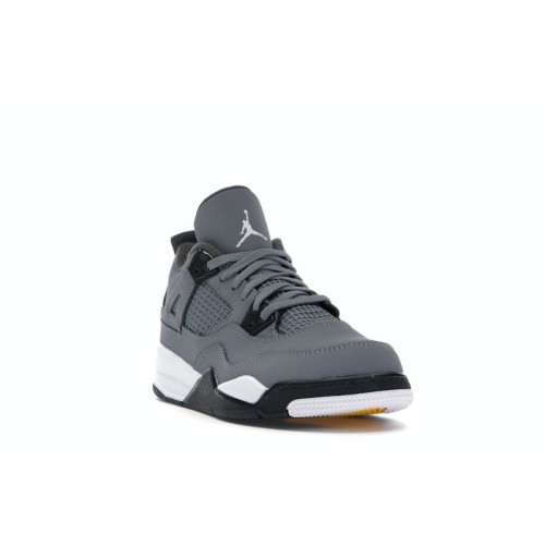 Кроссы Jordan 4 Retro Cool Grey (2019) (PS) - детская сетка размеров