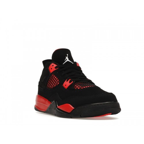 Кроссы Jordan 4 Retro Red Thunder (PS) - детская сетка размеров