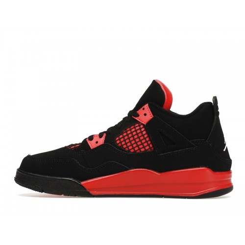 Кроссы Jordan 4 Retro Red Thunder (PS) - детская сетка размеров