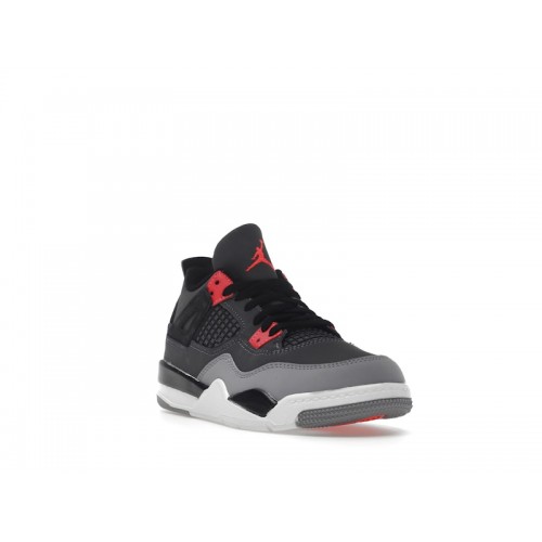 Кроссы Jordan 4 Retro Infrared (PS) - детская сетка размеров