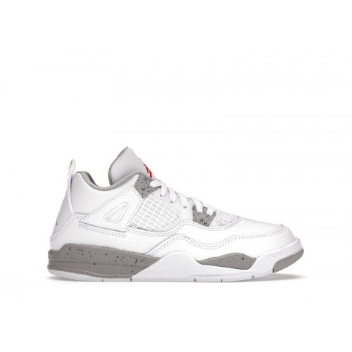 Кроссы Jordan 4 Retro White Oreo (2021) (PS) - детская сетка размеров