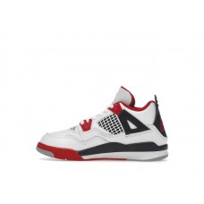 Детские Jordan 4 Retro Fire Red (2020) (PS)