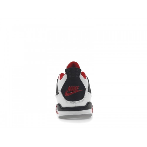 Кроссы Jordan 4 Retro Fire Red (2020) (PS) - детская сетка размеров