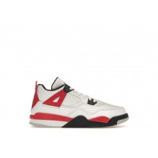 Детские кроссовки Jordan 4 Retro Red Cement (PS)