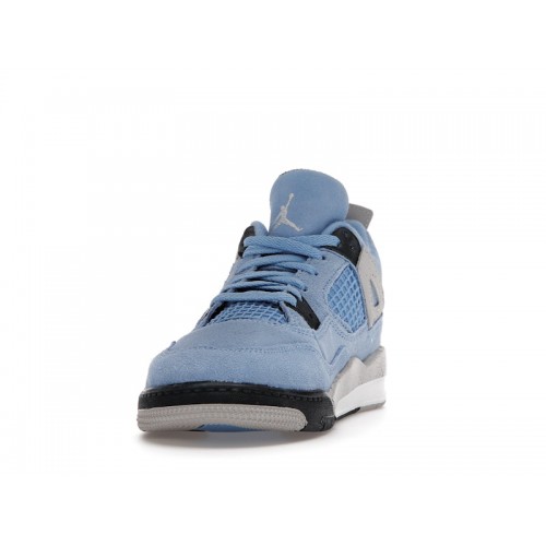 Кроссы Jordan 4 Retro University Blue (PS) - детская сетка размеров