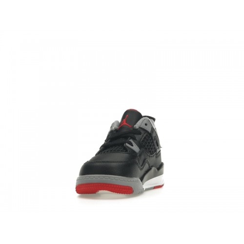 Кроссы Jordan 4 Retro Bred Reimagined (TD) - детская сетка размеров