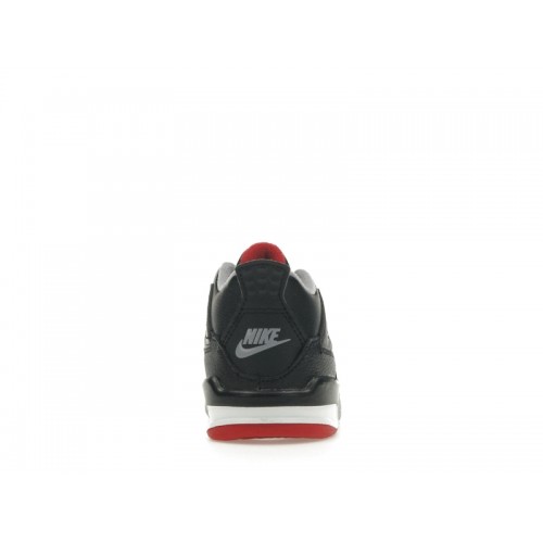 Кроссы Jordan 4 Retro Bred Reimagined (TD) - детская сетка размеров