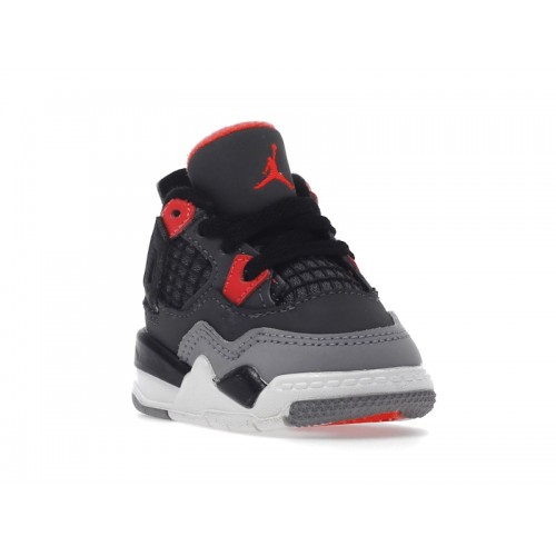 Кроссы Jordan 4 Retro Infrared (TD) - детская сетка размеров