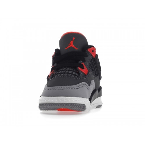 Кроссы Jordan 4 Retro Infrared (TD) - детская сетка размеров